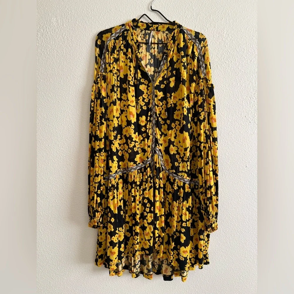 Free People Love Letter Floral Tunic - Read Descripton - Picture 2 of 7